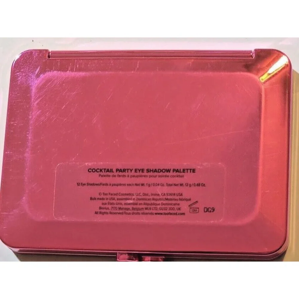 Too Faced Palm Springs Dreams Cocktail Party Eye Shadow Palette 12 Pan Shade NIB